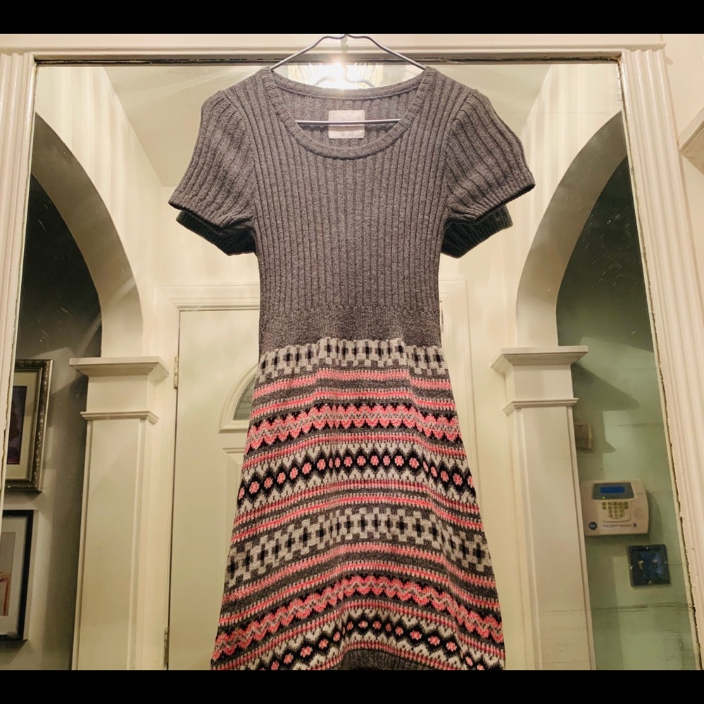 Justice gray fall / winter dress. 18